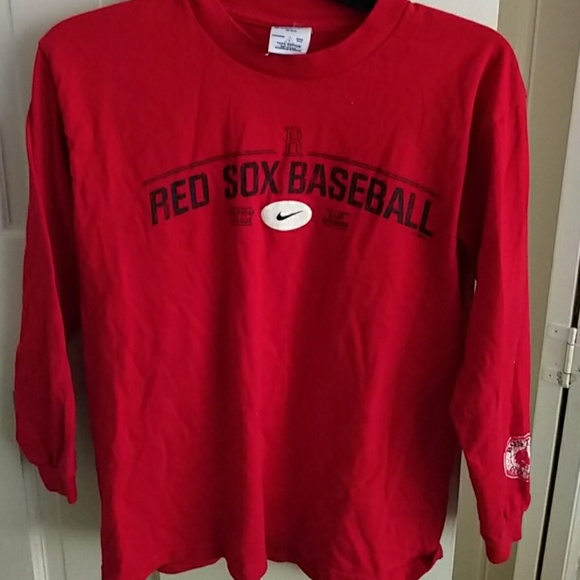 long sleeve red sox shirt